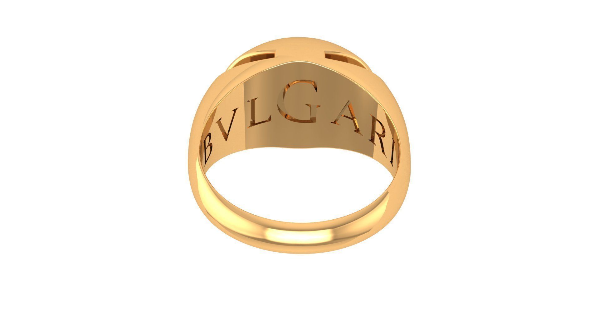 Bvlgari Ring New Model 3D print model_2