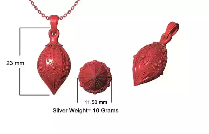 Christmas Tree Necklace Design 3D print model Christmas Tree Necklace Design 3D print model