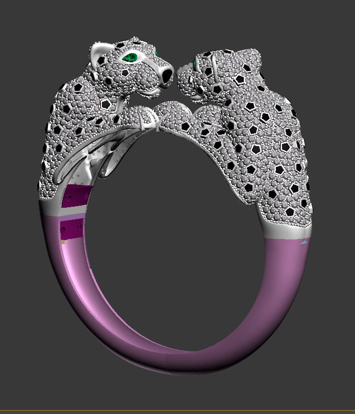 BRACELET PANTHER 3D print model_15
