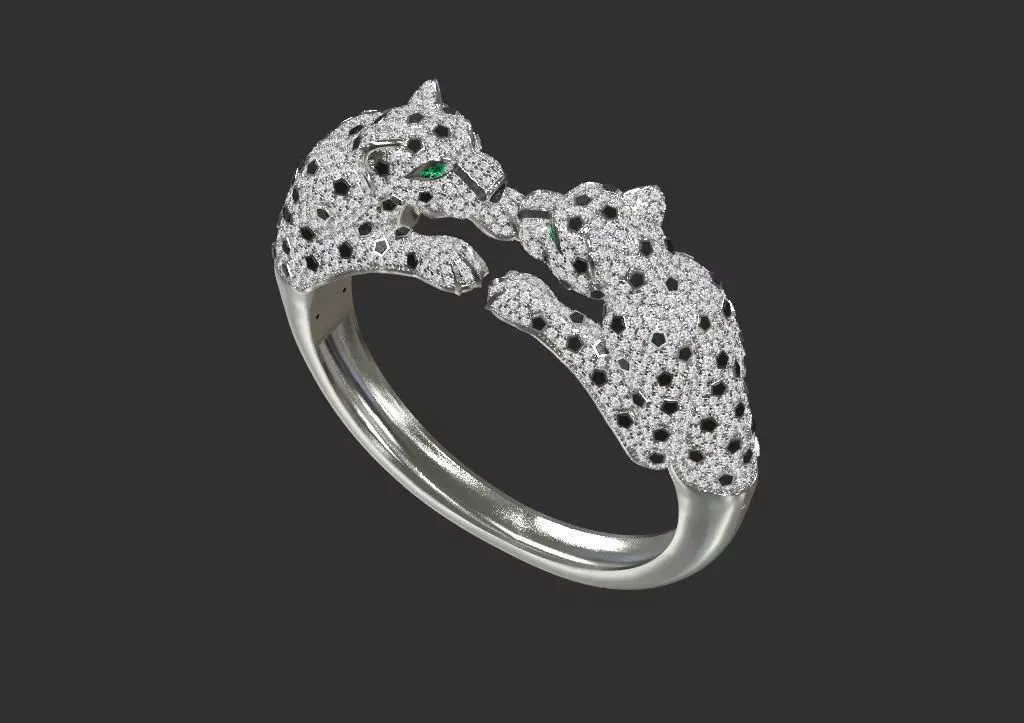 BRACELET PANTHER 3D print model_0