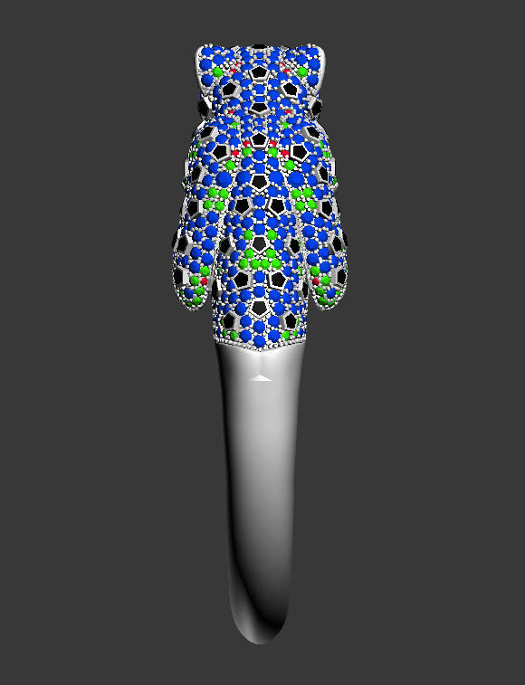 BRACELET PANTHER 3D print model_10