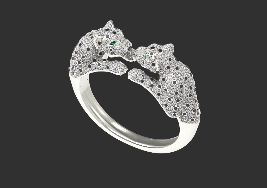 BRACELET PANTHER 3D print model_16