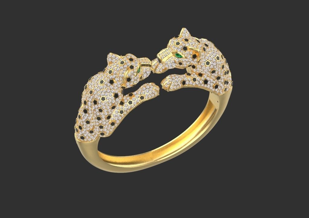 BRACELET PANTHER 3D print model_22