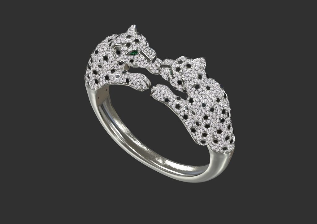 BRACELET PANTHER 3D print model_17