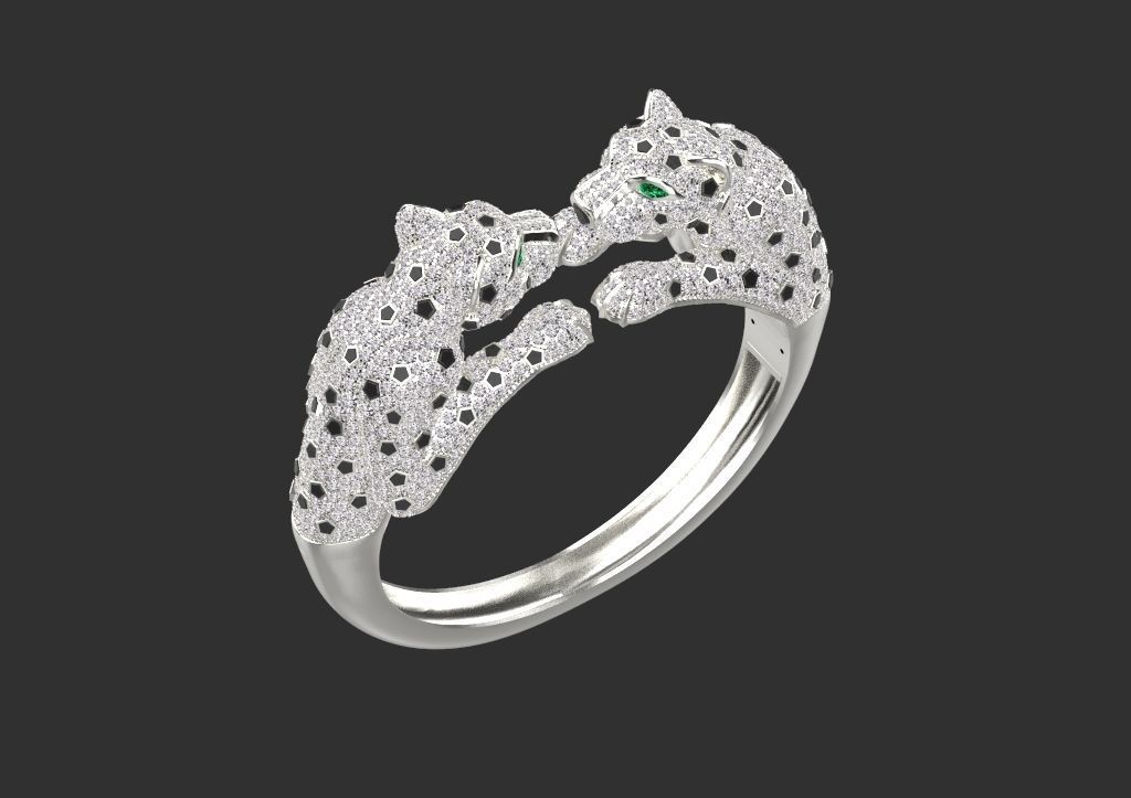 BRACELET PANTHER 3D print model_18
