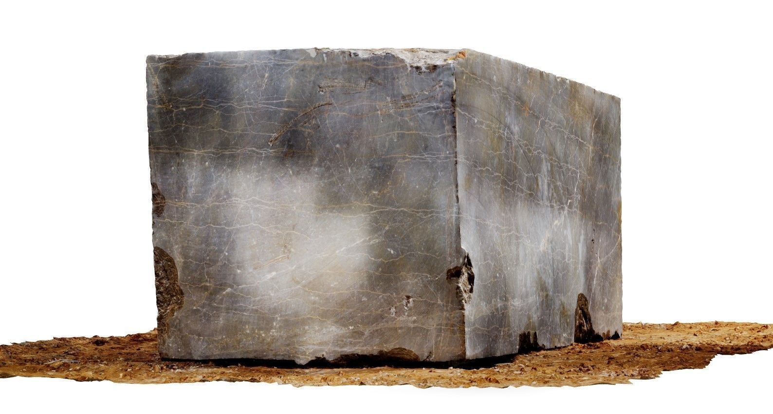 Block marble 3D model_3