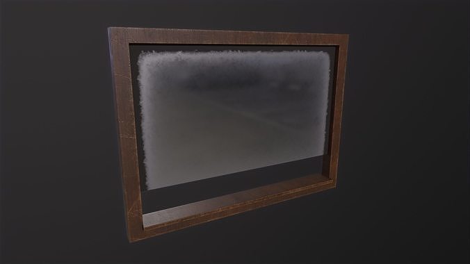 Window Old Reception 3D Model Low-poly 3D model