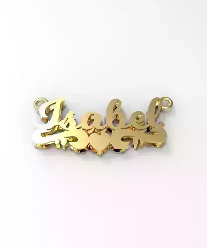 Isabel name plate