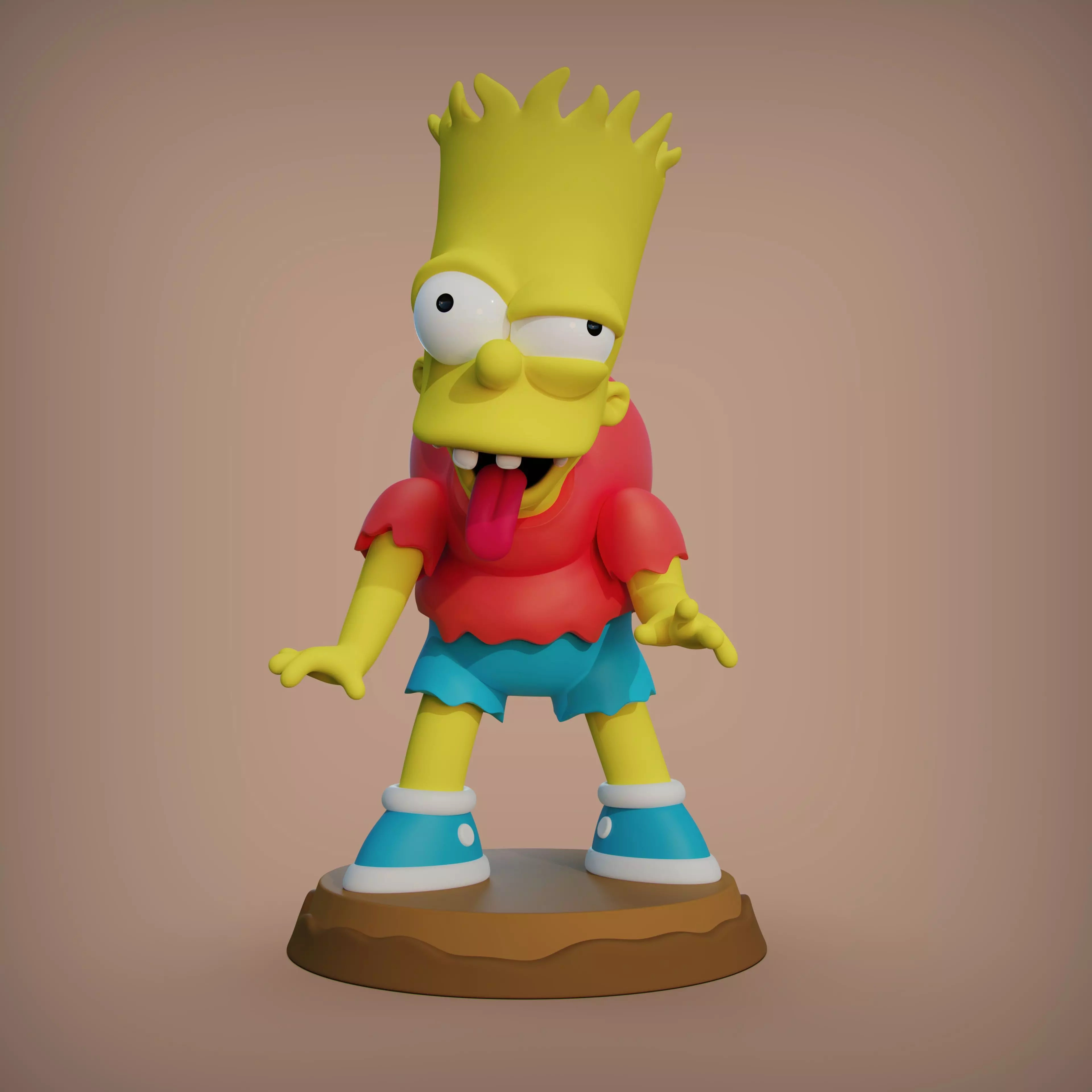 BART SIMPSON MONSTRUO 3D print model_3
