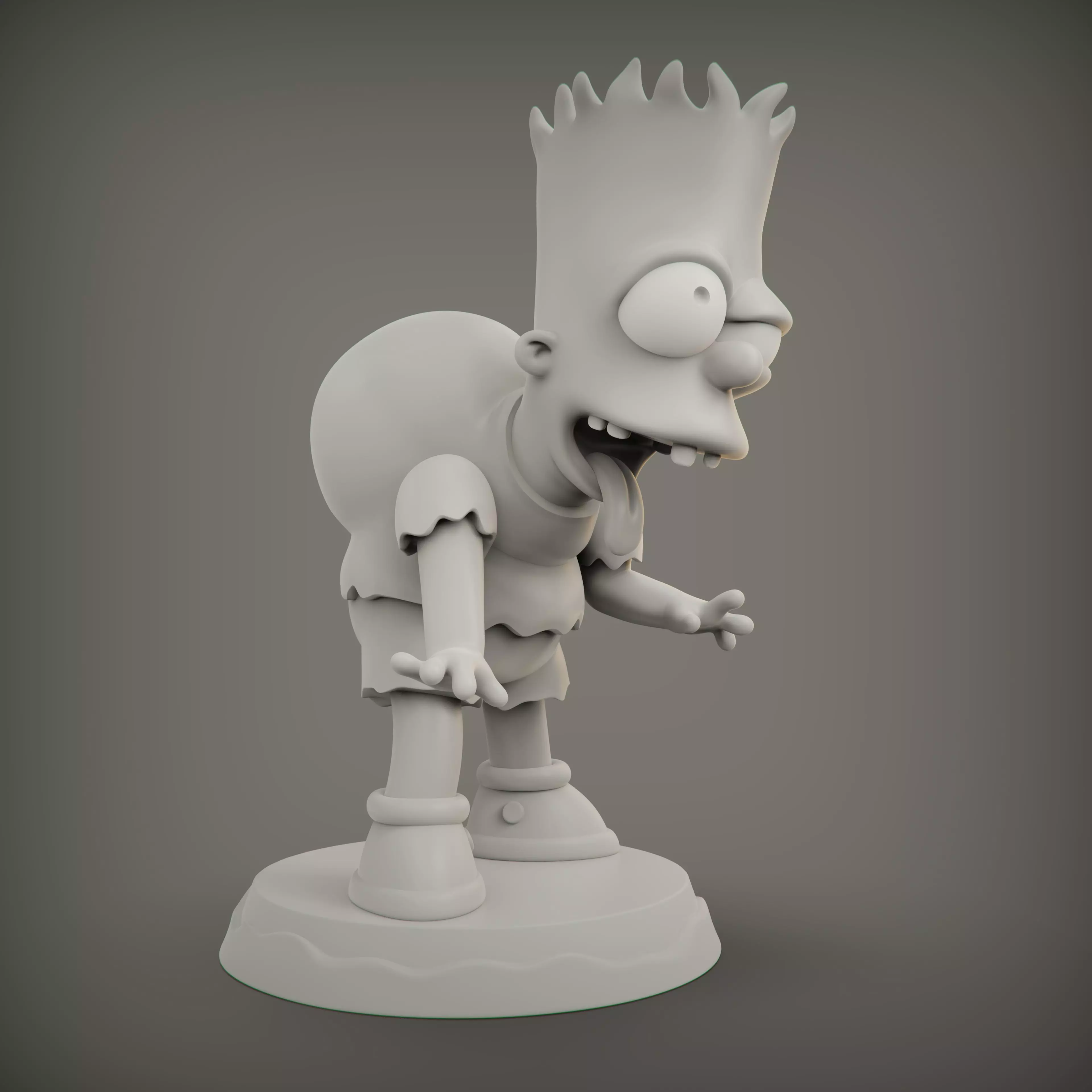 BART SIMPSON MONSTRUO 3D print model_7