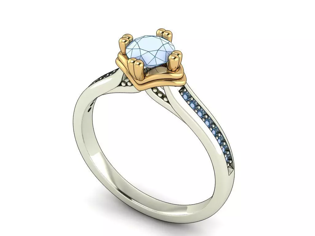 Diamond Ring 004 Free 3D print model