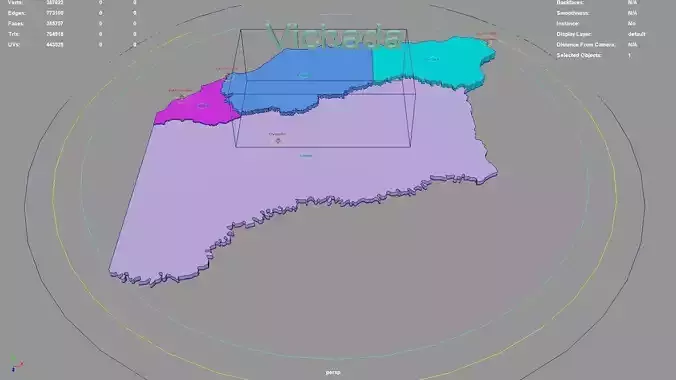 Vichada  RAP Llanos  Colombia map region geography political