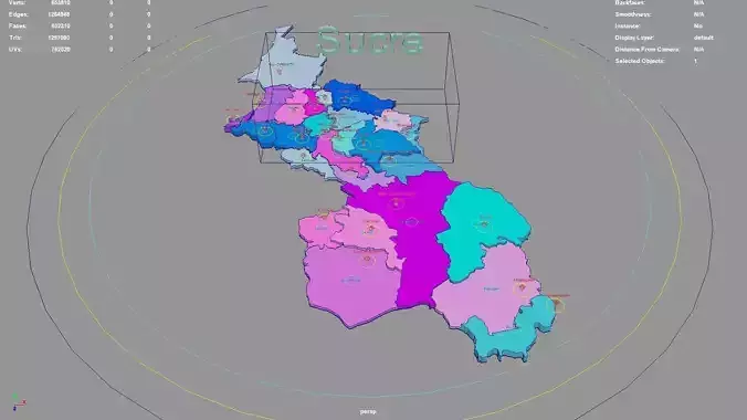 Sucre  RAP Caribe  Colombia map region geography political