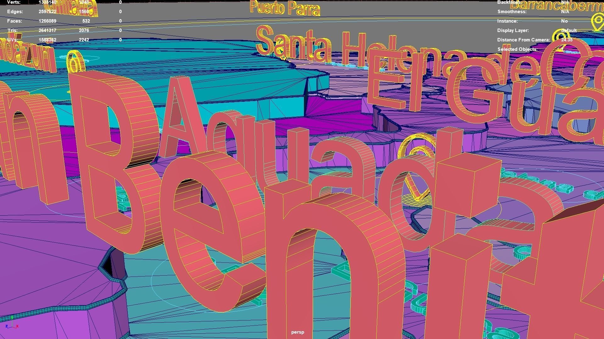 Santander  RAP Gran Santander  Colombia map region geography 3D model_9