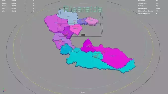 Risaralda  RAP Eje Cafetero  Colombia map region geography