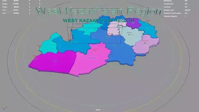 West Kazakhstan Region  Kazakhstan map region geography
