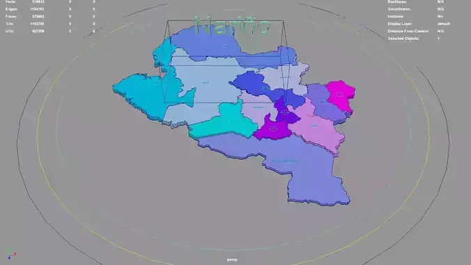 Narino  RAP Pacifico  Colombia map region geography political