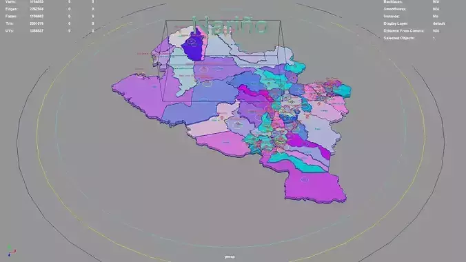 Narino  RAP Pacifico  Colombia map region geography political