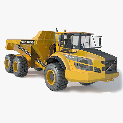 Volvo A40G Wheel Truck 3D model
