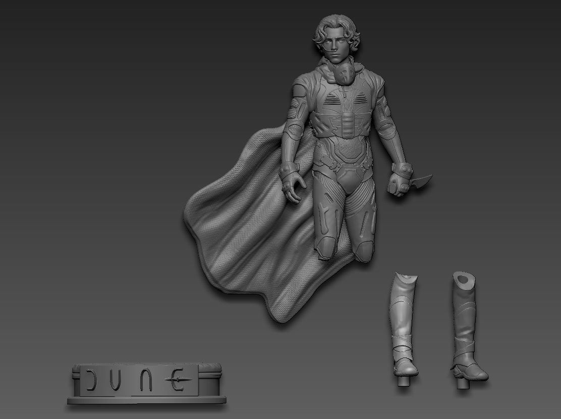Paul Atreides Dune 3D print model_26