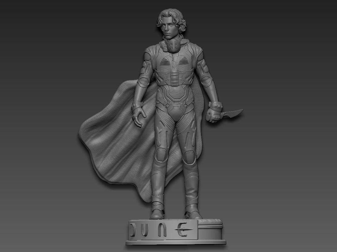 Paul Atreides Dune 3D print model_1