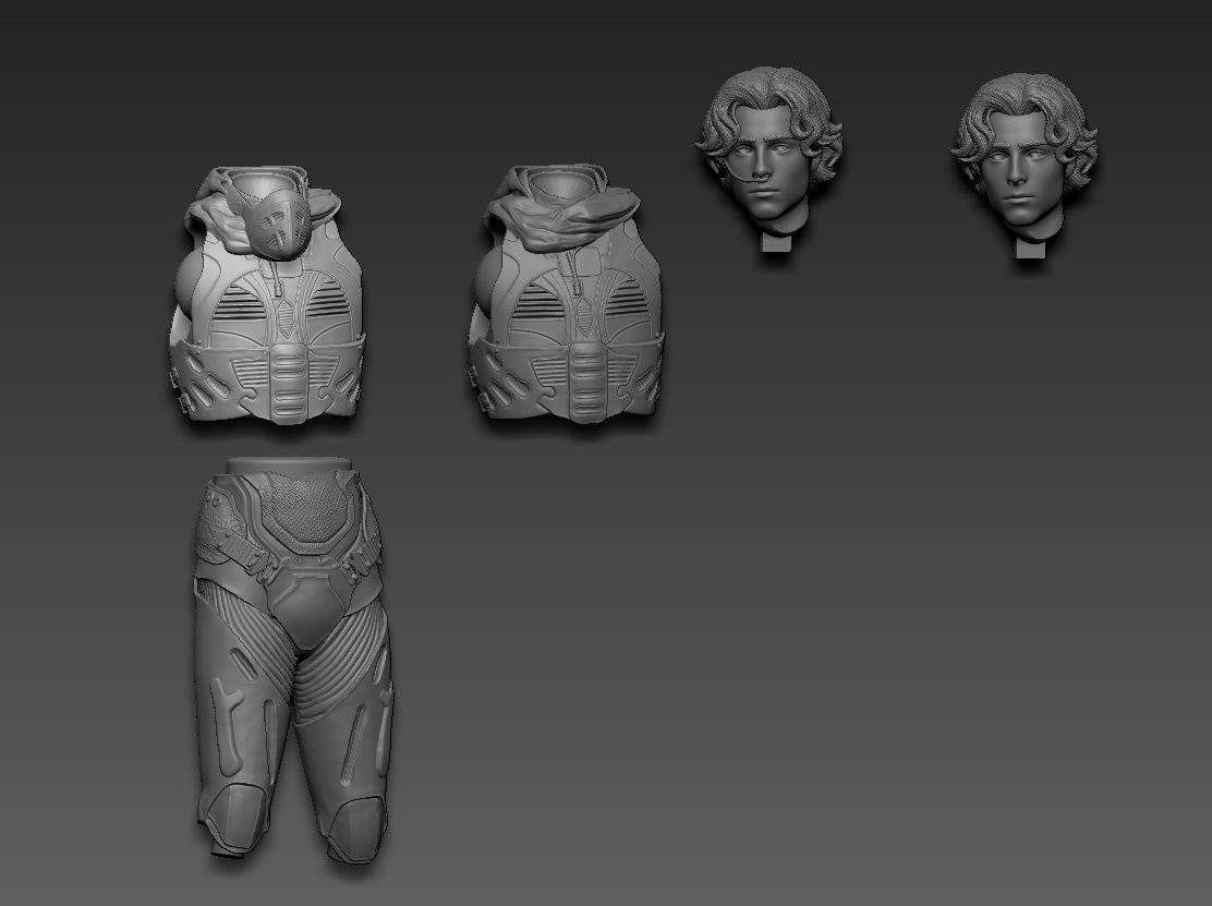 Paul Atreides Dune 3D print model_29