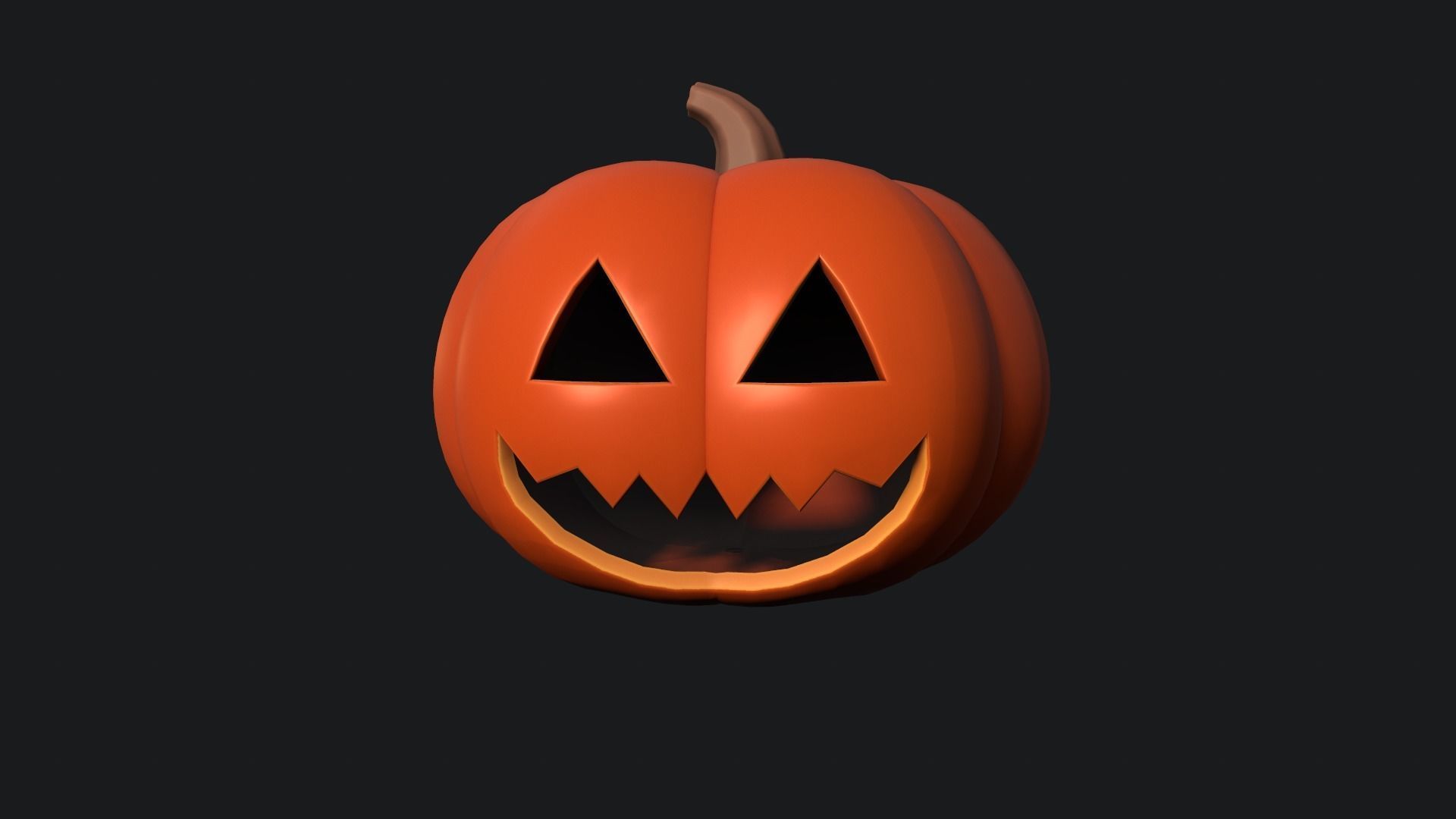 Halloween Pumpkin 3D model_5