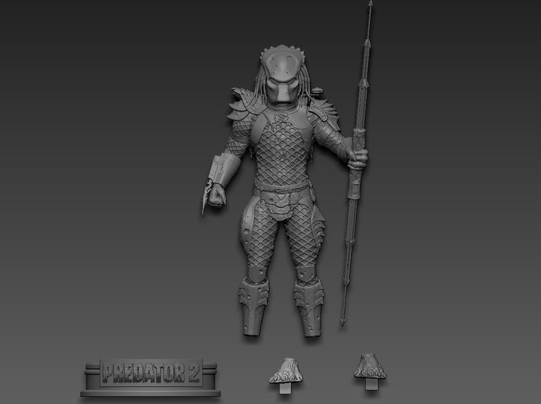 Predator 2 3D print model_25