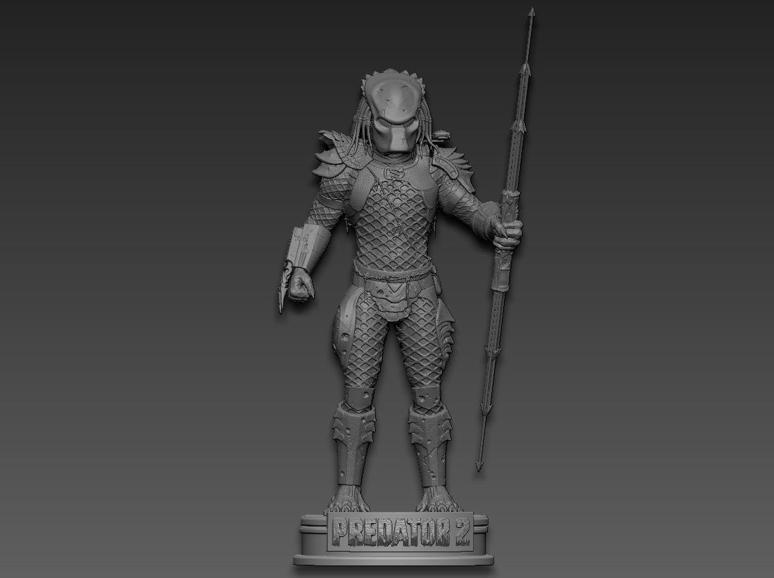 Predator 2 3D print model_17