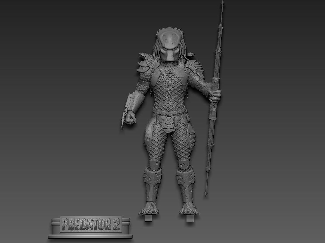 Predator 2 3D print model_24