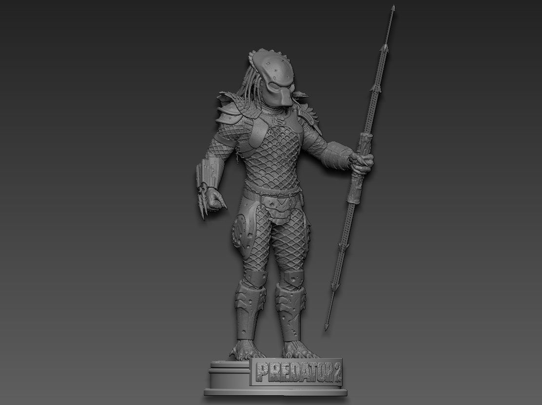 Predator 2 3D print model_16