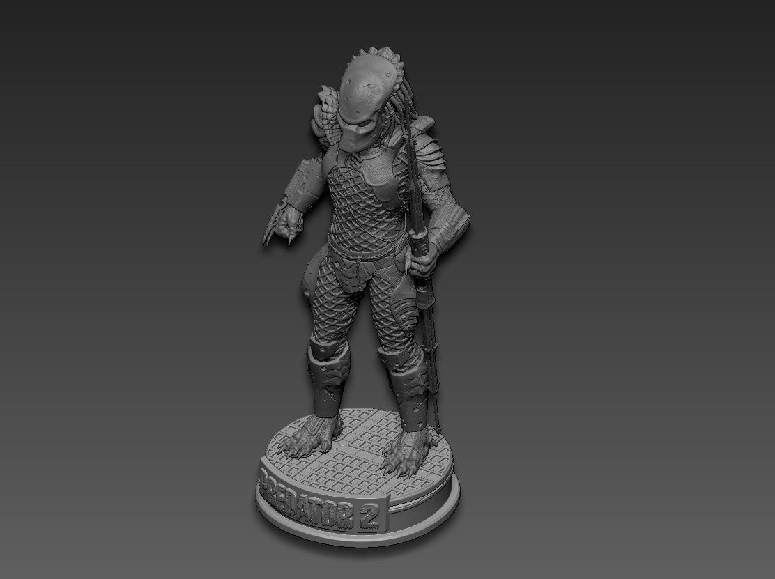 Predator 2 3D print model_19
