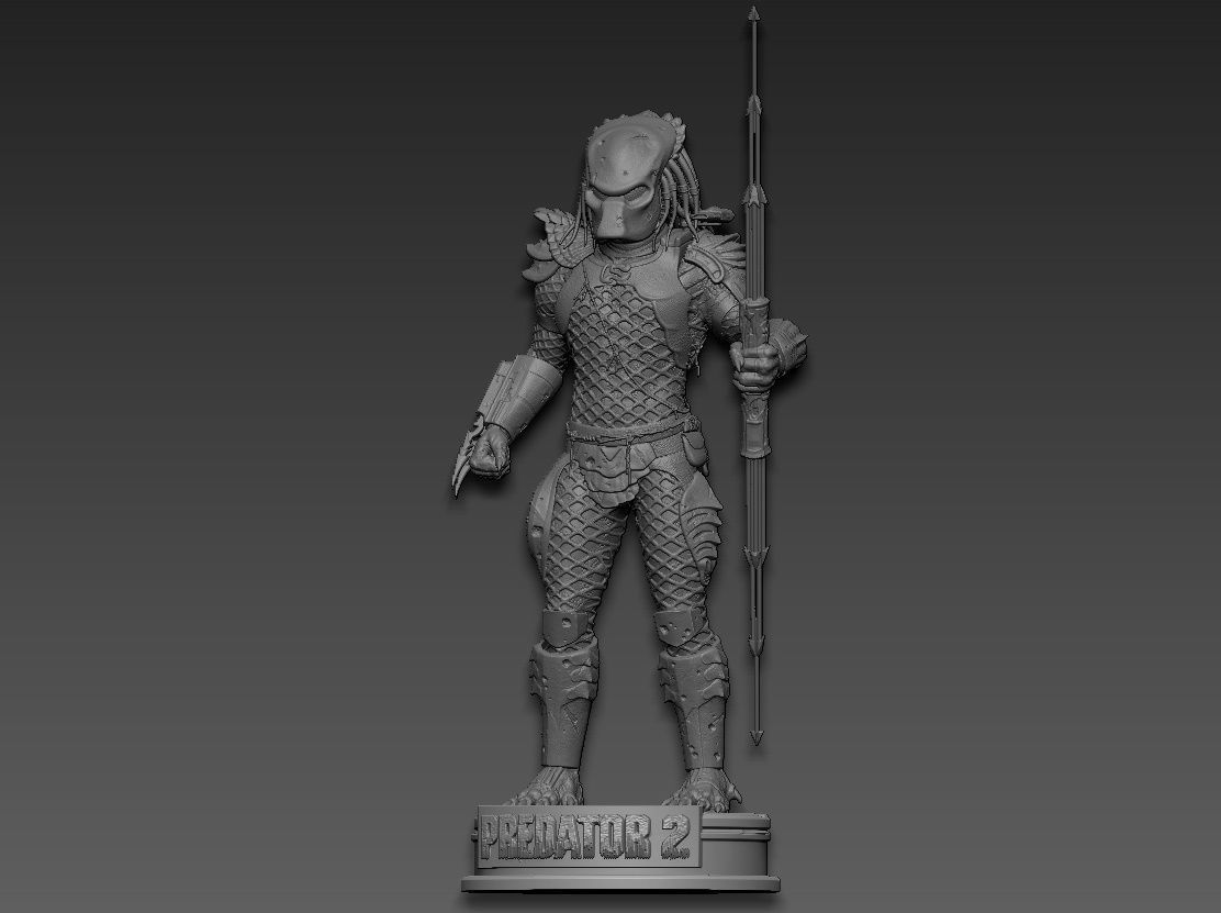 Predator 2 3D print model_1