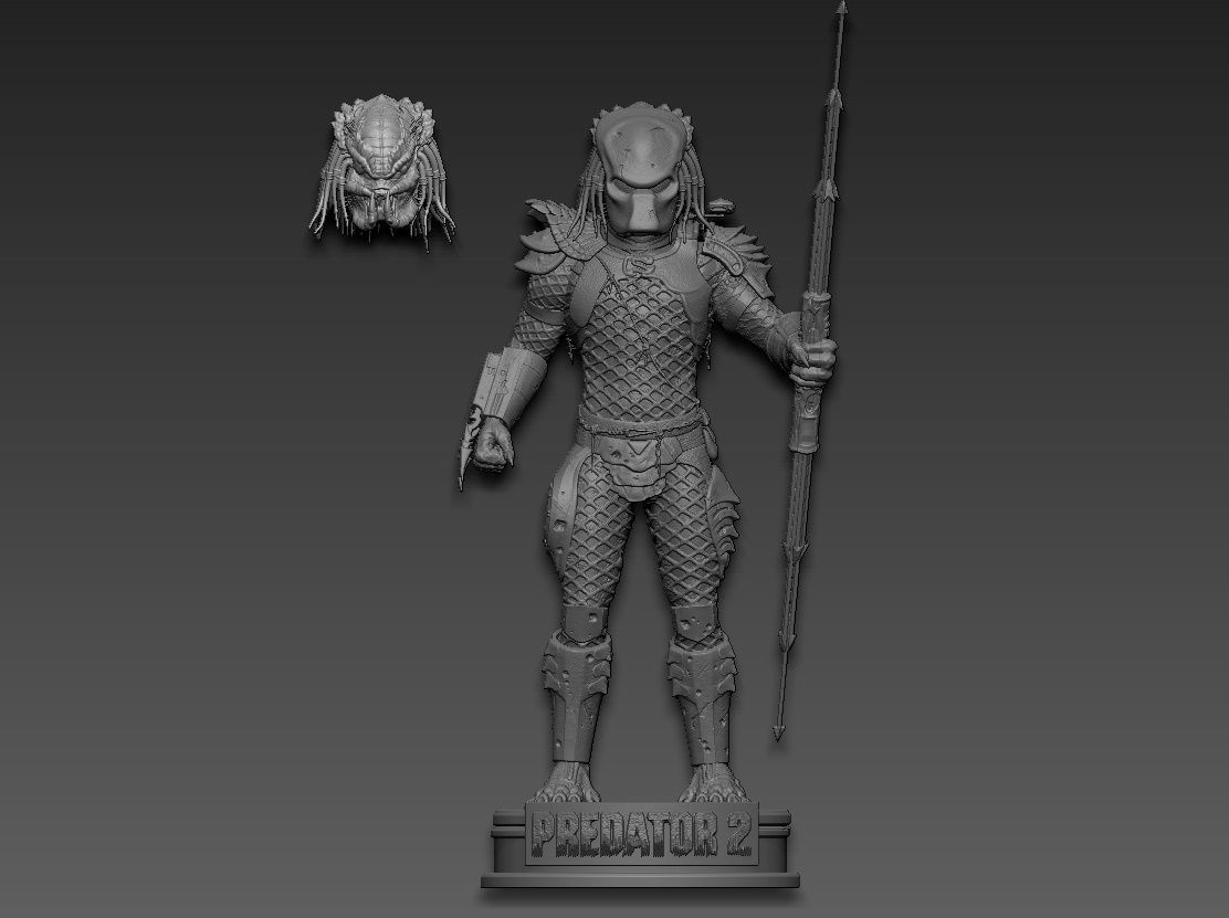 Predator 2 3D print model_23