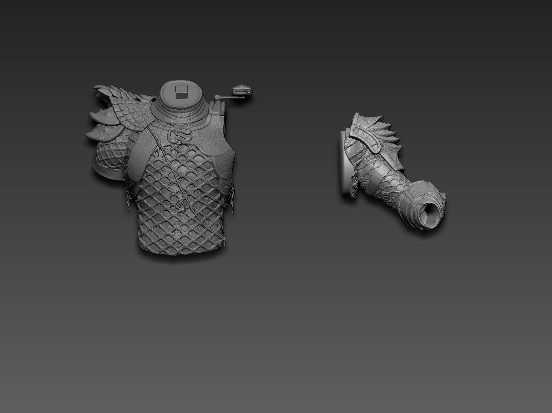 Predator 2 3D print model_29