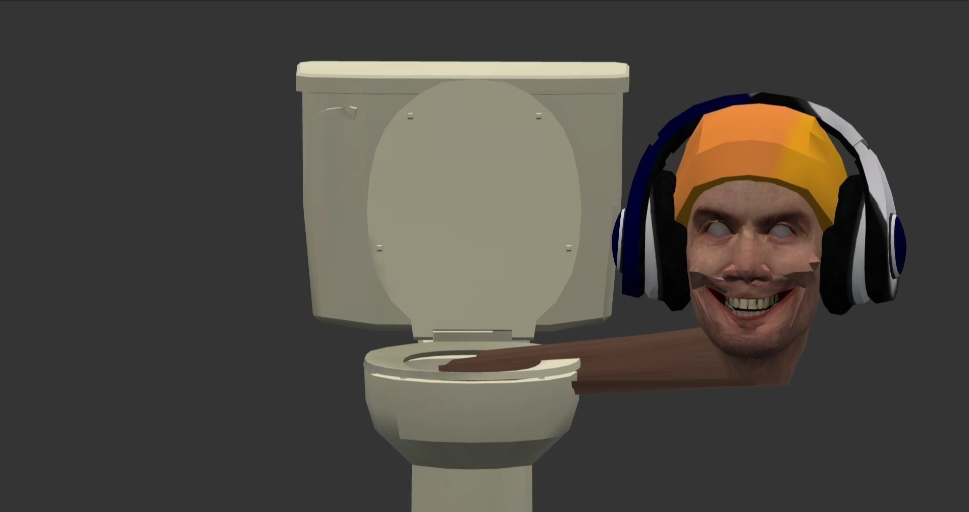 DJ Toilet  3D model_1