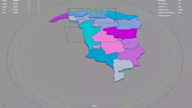 Yobe  Nigeria map region geography political geographic