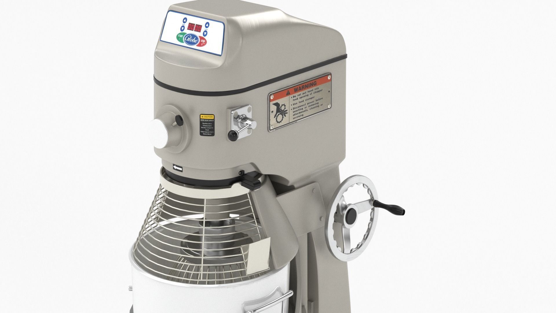 Globe SP60 Planetary Floor Mixer 3D model_2