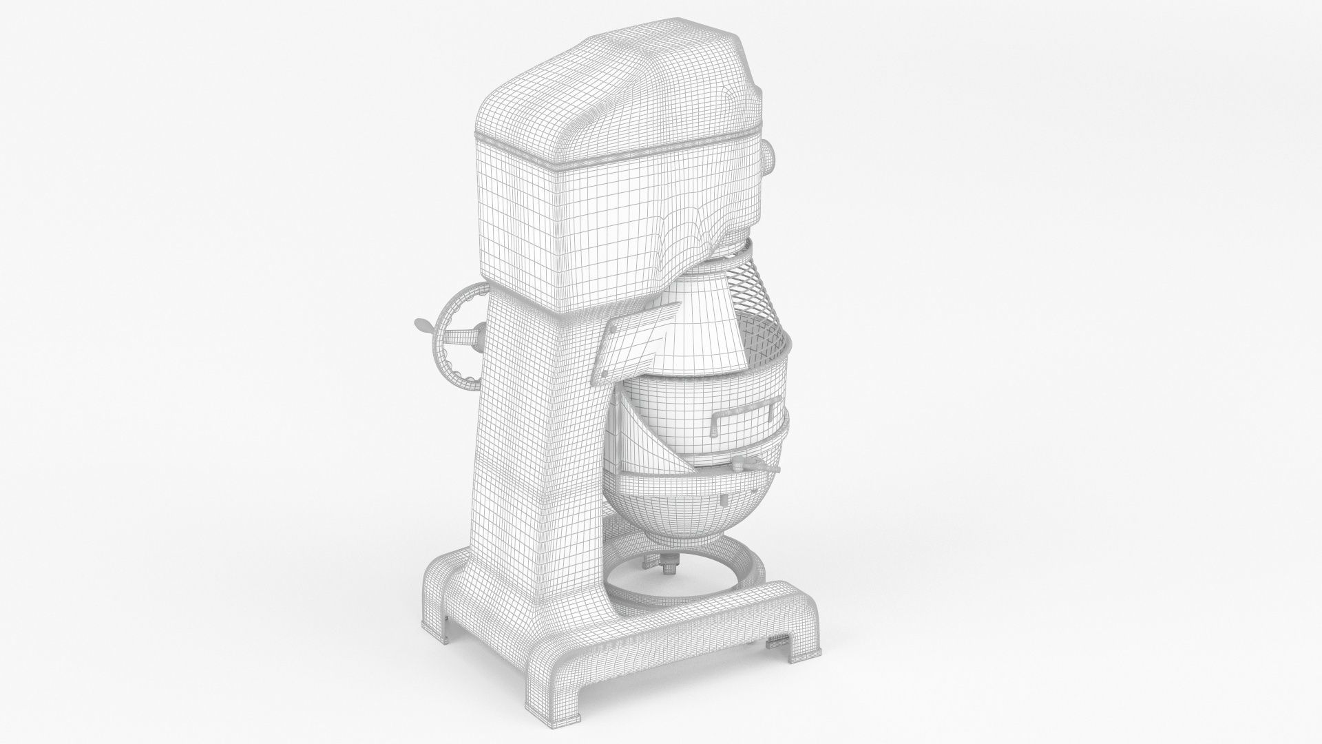 Globe SP60 Planetary Floor Mixer 3D model_12