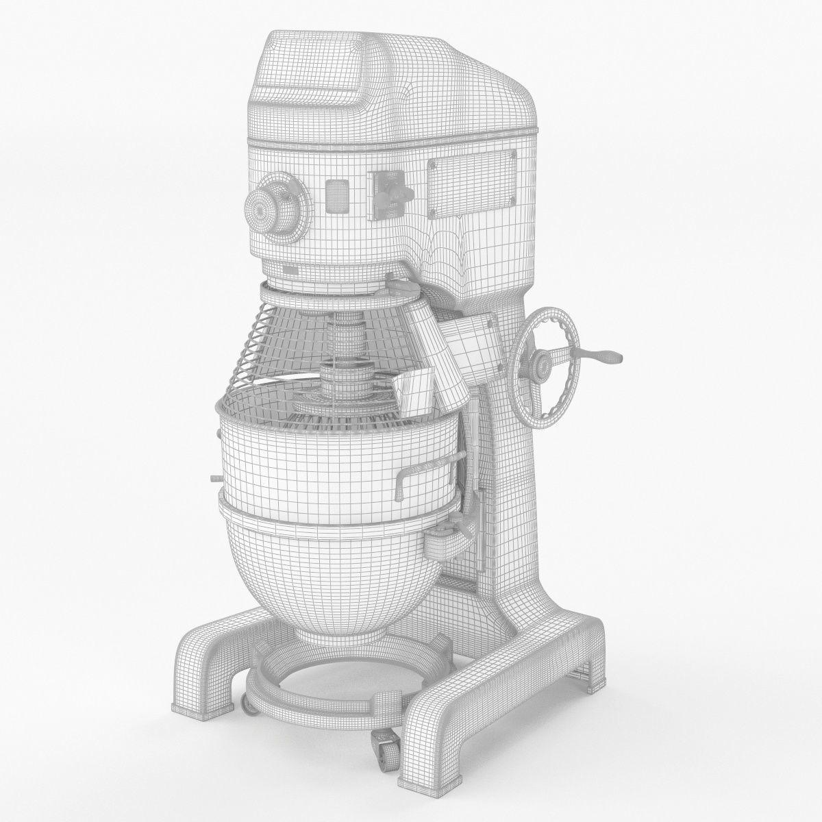 Globe SP60 Planetary Floor Mixer 3D model_33