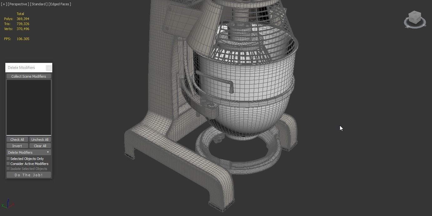 Globe SP60 Planetary Floor Mixer 3D model_6