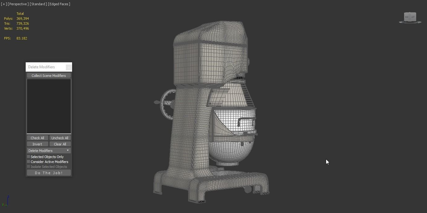 Globe SP60 Planetary Floor Mixer 3D model_5