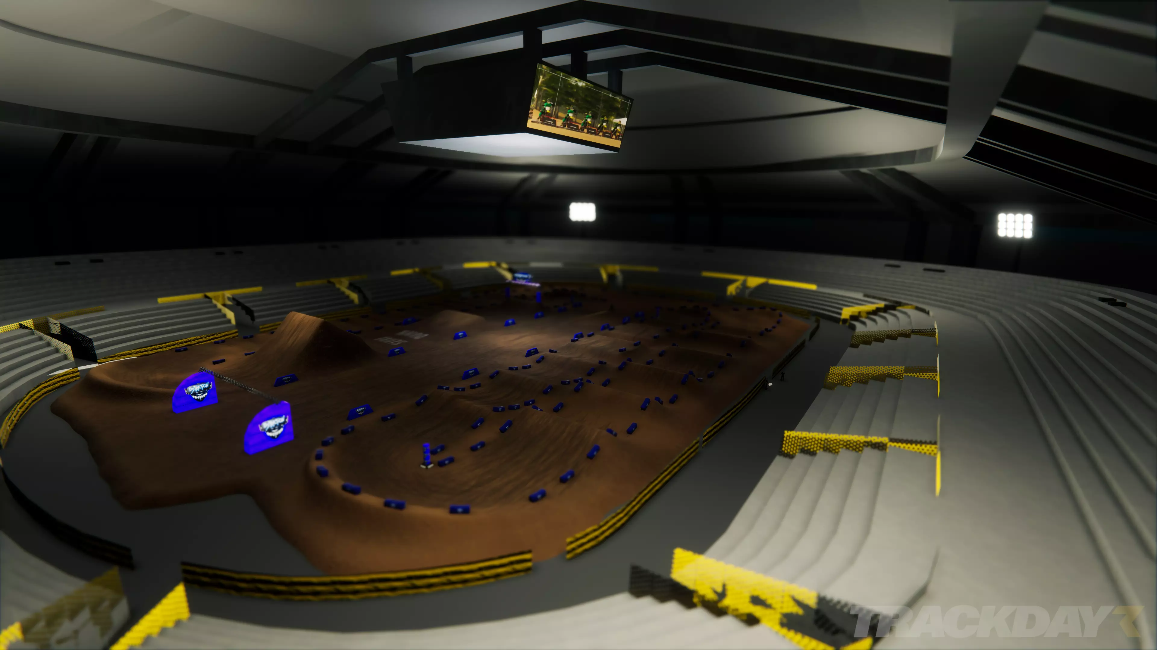 Stadium low poly plus textures Free low-poly 3D model