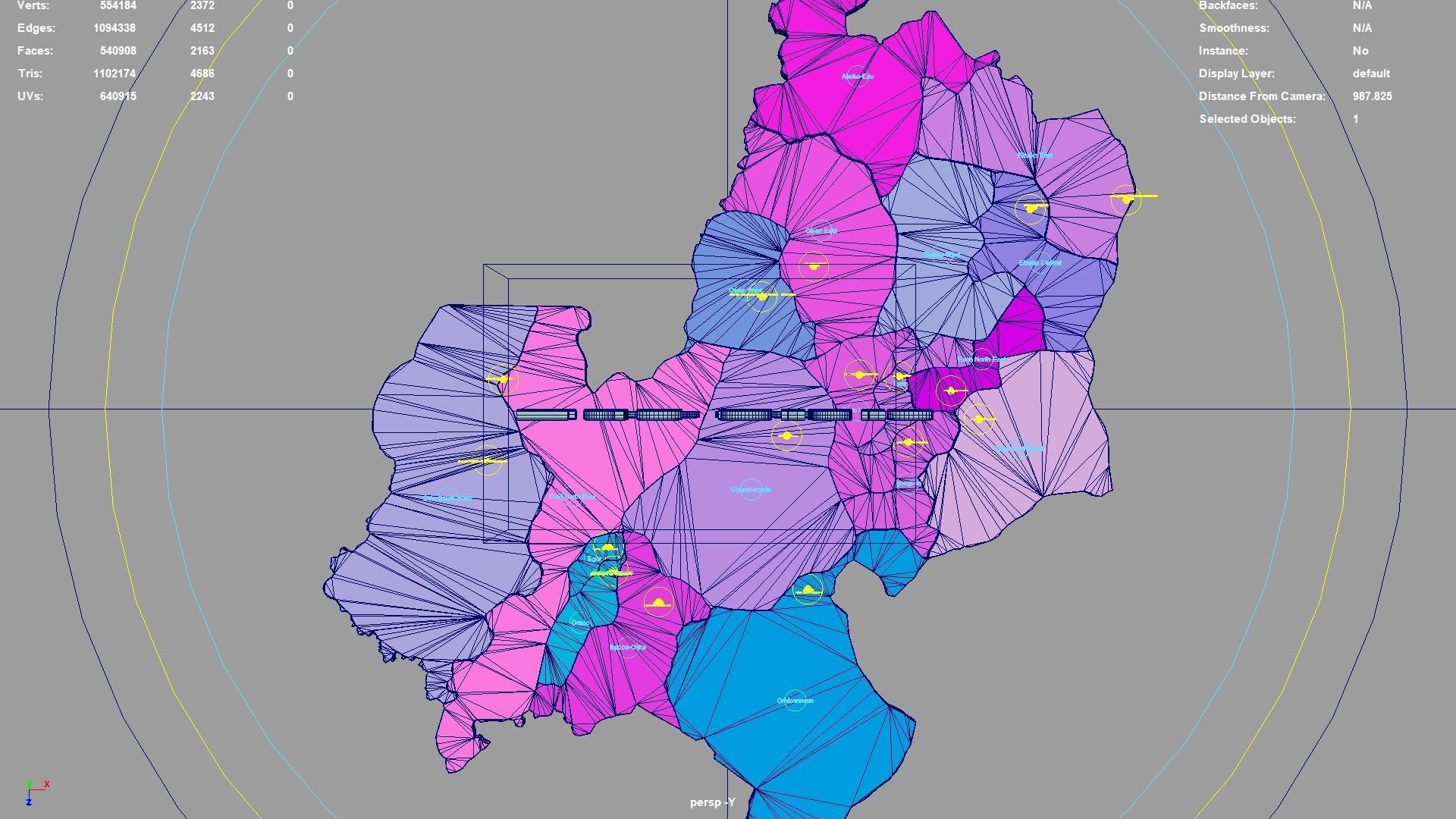 Edo State  Nigeria map region geography political geographic 3D model_4