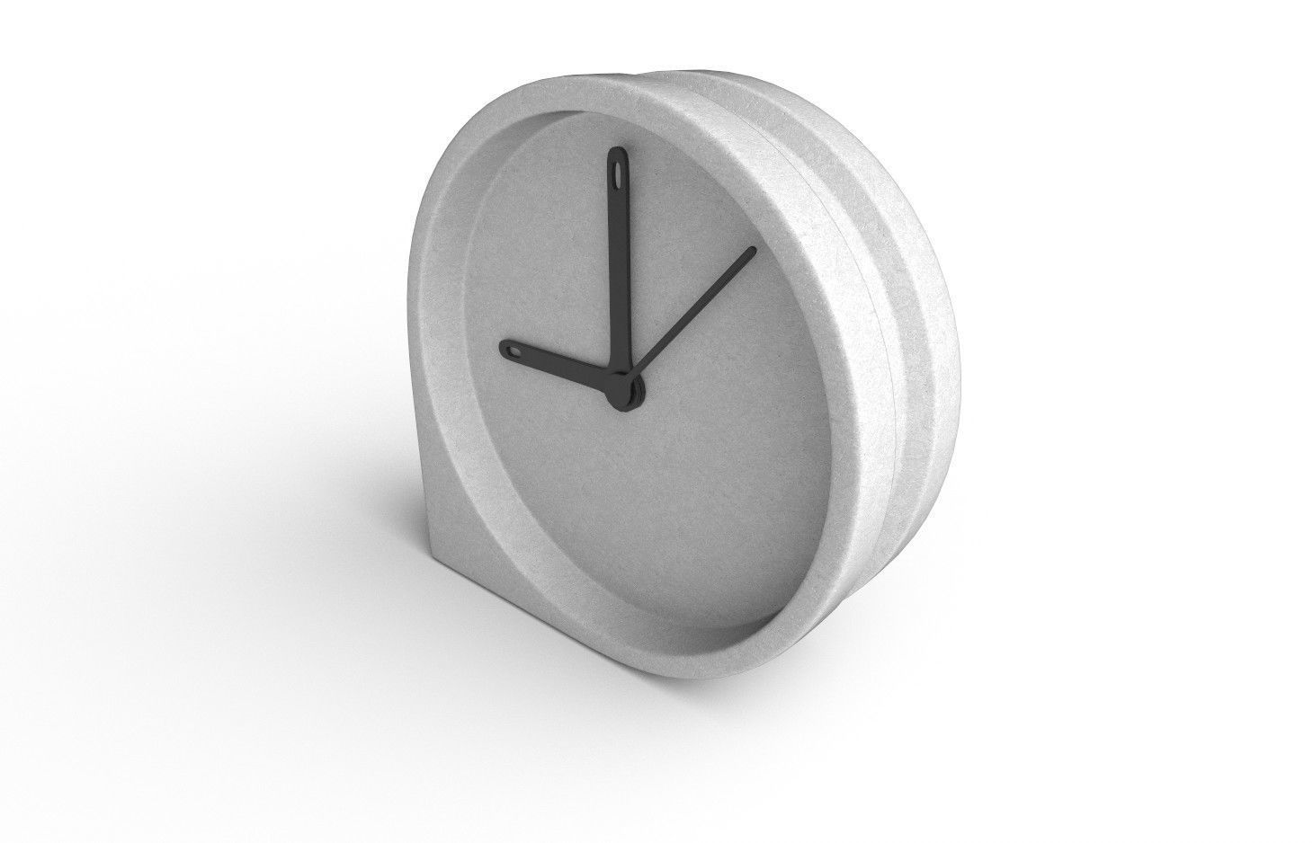 Desk Watch M01 Low-poly 3D model_4