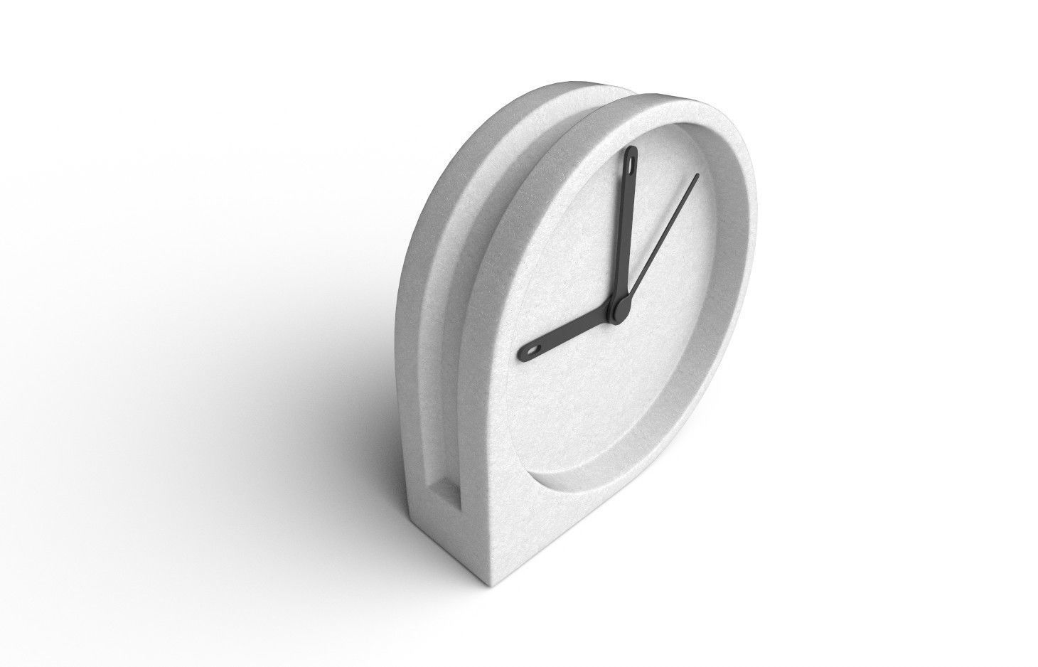 Desk Watch M01 Low-poly 3D model_3