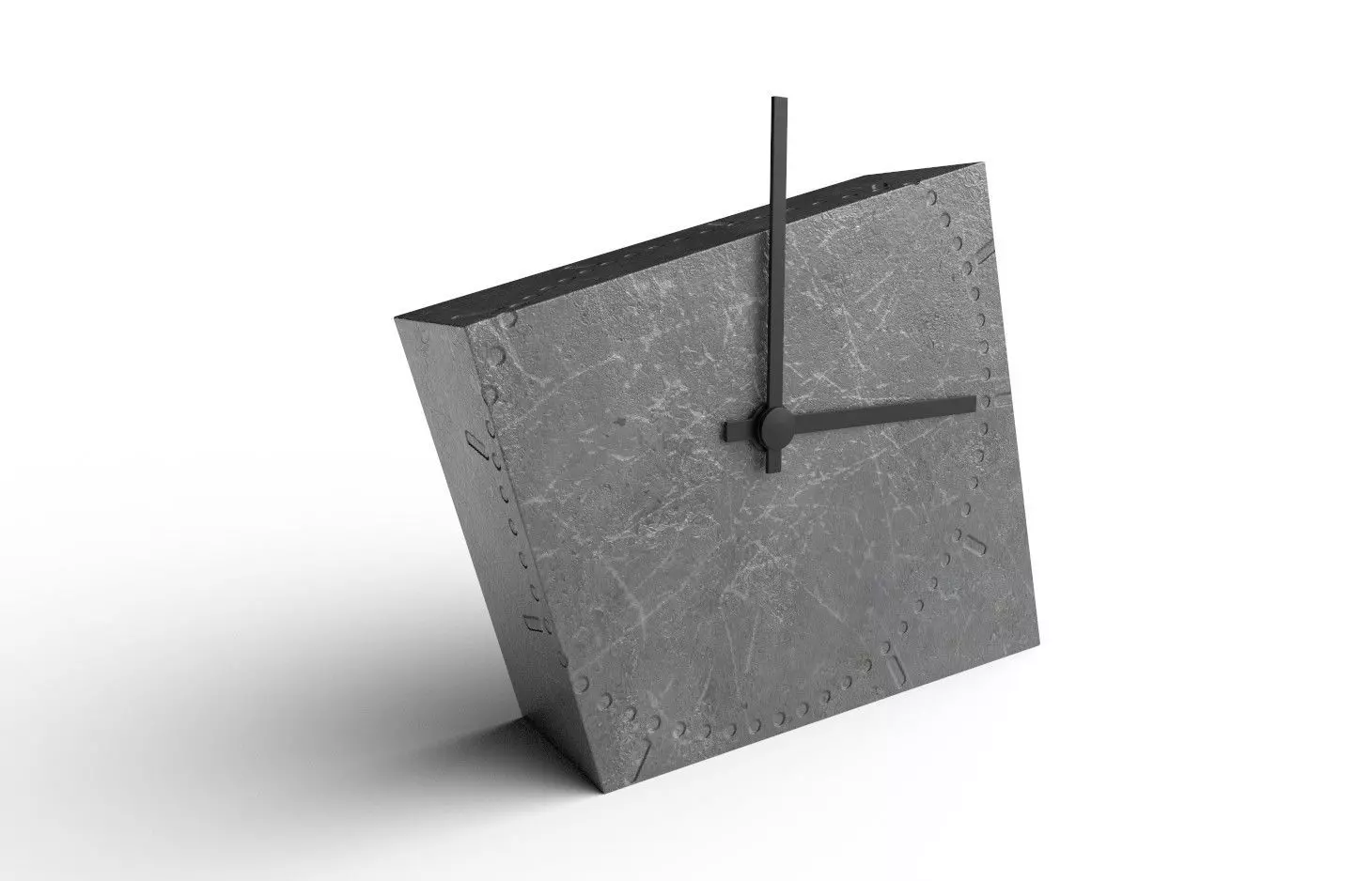 Desk Watch M02 Low-poly 3D model_0
