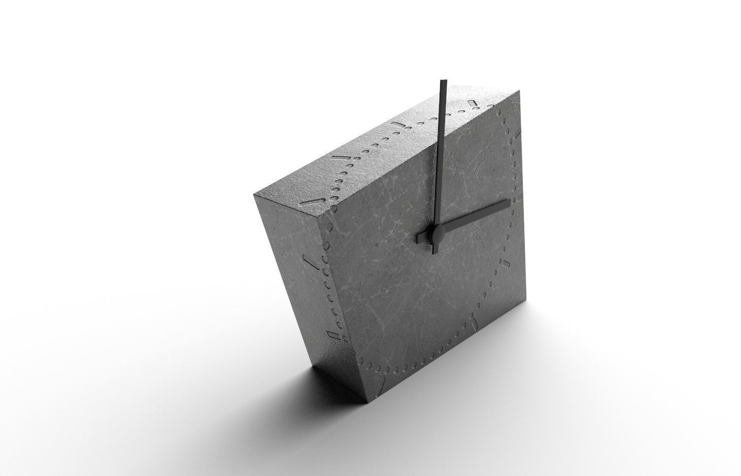 Desk Watch M02 Low-poly 3D model_5