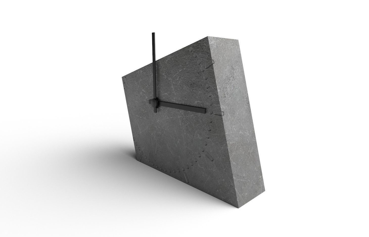 Desk Watch M02 Low-poly 3D model_3