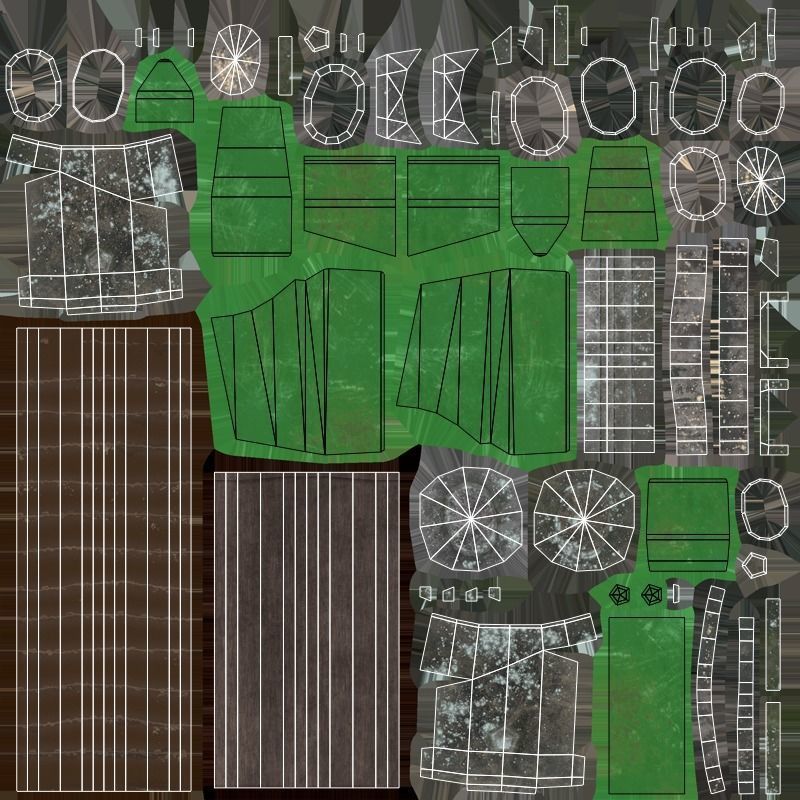 Hammer - Emerald Low-poly 3D model_6